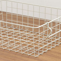 不二貿易 スタッキングワイヤーバスケット WH 37x26x12 26686 1個