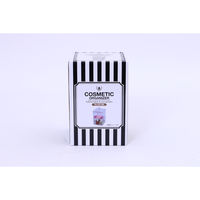 不二貿易 PSコスメ収納 蓋つき小物入れ2段 14378 1個