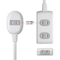 サンワサプライ  プラス1個口便利タップ（2P・3個口＋1個口・2m） TAP-B9-2K（直送品）