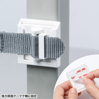 サンワサプライ  棚落下防止ストッパー（180cm・1本入り） QL-E102-180（直送品）