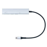 ナカバヤシ TypeーC　USB3.2Gen1　C1A2SDカードリーダー　シルバー COMーC3SD143SL 1個