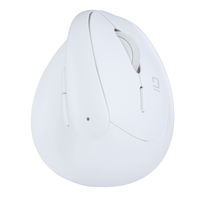 ナカバヤシ 無線静音　ミニエルゴ　5ボタン　BlueLEDマウス　ホワイト MUSーRKF222W 1個