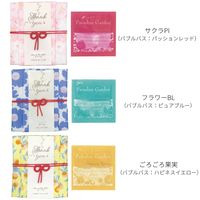 おふろはん バブルバス＆ハンカチ フラワーBL ピュアブルー 1個 プレーリードッグ