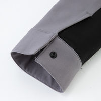 コーコス信岡 ストレッチ長袖シャツ SS チャコール A-7068 1着（直送品）