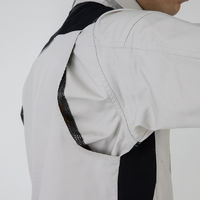 コーコス信岡 ストレッチ長袖シャツ 5L シルバー AG-3088 1着（直送品）