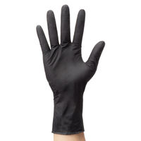 【使いきり手袋】 川西工業 現場のチカラ ニトリルディスポ ブラック 100枚入 S AK2066 1個 オリジナル