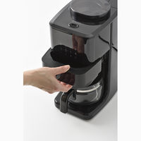 BRUNO コーン式ミル付き全自動コーヒーメーカー(ブラック) BOE144-BK 1個