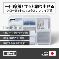 吉川国工業所 クロゼット・システム 引出し(S) Bk CS-D1_Bk 1個