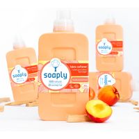 ソープリー Soaply ファブリックソフナー サンダルウッド＆ピーチ 750mL 1セット（1個×3） 柔軟剤 Soaply