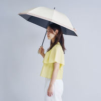 コジット 傘 晴雨兼用 ロング 長傘 アイボリー 4969133920233 1本　紫外線、近赤外線99.9%カット