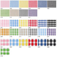 双日ファッション 40sギンガムチェック 小 巾110cm×9m切売カット ブラック B53000Z-106-9M（直送品）