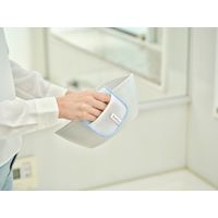 バスボンくん抗菌 はさめるスポンジ Wポケット ブルー 1個 山崎産業