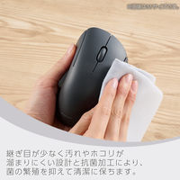 ワイヤレスマウス 静音 Bluetooth/無線2.4GHz 3ボタン Sサイズ 黒 M-SH11MBSKXBK エレコム 1個