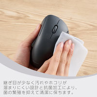 ワイヤレスマウス 静音 Bluetooth/無線2.4GHz 3ボタン Mサイズ 黒 M-SH10MBSKXBK エレコム 1個