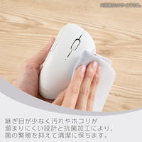 ワイヤレスマウス 静音 Bluetooth/無線2.4GHz 5ボタン Sサイズ 白 M-SH21MBSKXWH エレコム 1個