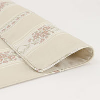 川島織物セルコン モアレストライプ クッションカバー ベージュ LL2713_08BE 1枚（直送品）