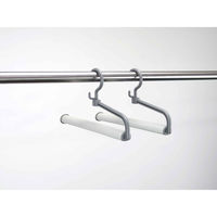 サワフジ ハンガー スラックスハンガーEX 1段 ロックグレー 463329 1個（直送品）