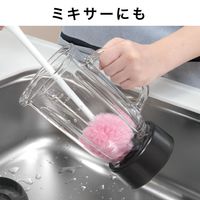 びっくりフレッシュ ピカピカ冷水筒・ボトル洗い スミまで洗える 洗剤いらず ピンク 日本製 1セット（1個×5）サンコー