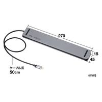 サンワサプライ  USB Type-Cドッキングステーション（HDMI×3画面出力対応） USB-CVDK13（直送品）