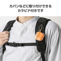 AirPods 4 ケース 用 ソフト カバー 衝撃吸収 落下防止 オレンジ AVA-AP06AIR2DR エレコム 1個（直送品）