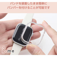 アップルウォッチ カバー Series10[42mm] バンパー ハード クリア AW-24BBPPJCR エレコム 1個（直送品）