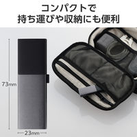 SSD 外付け 250GB スライド式 USB-C/A両対応 高速 耐衝撃 ブラック ESD-EWC0250GBK エレコム 1個