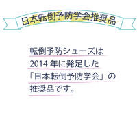竹虎 転倒予防シューズつま先つき ブラック L 091384 1足