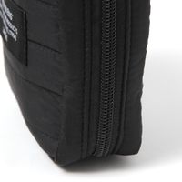 キルティングスクエアポーチ(S) ダークブラック LAKOLE/ラコレ