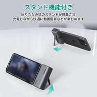 AUKEY モバイルバッテリー直挿しUSBーC対応 5000mAh PD20W PB-Y59-GY 1個