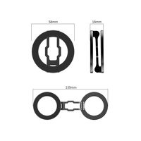 Vodaview スマホ マグネットスタンド  磁気補強リング付き　Type26D VVーType26DーVV 1個