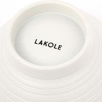 ツヤツヤ塗分け汁椀2 アイボリー LAKOLE/ラコレ