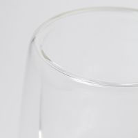 ダブルウォールグラスマグカップ クリア LAKOLE/ラコレ