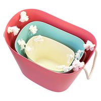 八幡化成 Vessel ヴェッセル バスケット M 19L アイボリー かご 収納 4966511231271 1個（直送品）