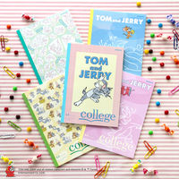 日本ノート トムとジェリーhang out セミB5 6.5mm30枚5柄セット U18705 1パック(5柄入)