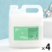 【アスクル限定】薬用 液体ハンドソープ　液体タイプ　業務用4L 1セット（4個）日本石鹸 オリジナル