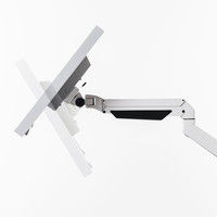 サンワサプライ 水平垂直多関節液晶モニターアーム（上下2面・白） CR-LA1303W 1台（直送品）