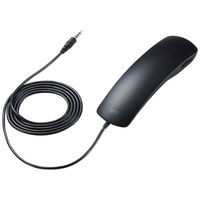サンワサプライ　4極対応ハンドセット/Φ3.5ｍｍミニプラグ/MM-HS405BK 1個（直送品）