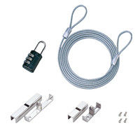 サンワサプライ コネクタ取付けセキュリティキット ダイヤル錠（3桁） SL-15 1個（直送品）