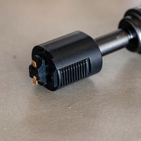 TIC スポットライト カーブ(ダクトレール用)ブラック/エジソン TC-1002-CURVE BK/ED 1セット（直送品）