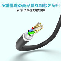 USBケーブル 1.2m Type-C[オス]-Lightning[オス] PD対応 ホワイト CB-CL13-WT AUKEY