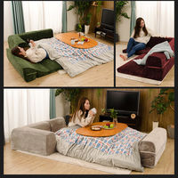 セルタン カバーリング仕様コーナーソファ3点セット コールテン調生地 ワインレッド A573-682RE 1台（直送品）