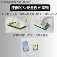 URMORE Semi-Solid Power Bank 5000mAh 準個体 モバイルバッテリー ブラック MS-7 1個（直送品）