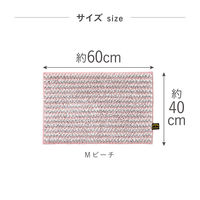 株式会社藤栄 MOFU バスマット pocotto M 60×40cm ピーチ 4545229158966 1枚（直送品）
