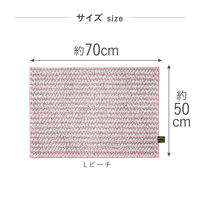 株式会社藤栄 MOFU バスマット pocotto L 70×50cm ピーチ 4545229158997 1枚（直送品）