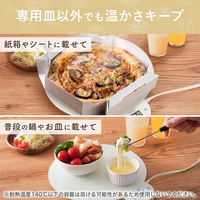 サンコー 「フードウォーマー ディッシュ(Dish)」 FDWD25SWH 1台（直送品）