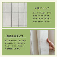 加栄レース アコーディオンカーテン ドット柄 フリーカット 150×200cm アイボリー 469367 1個（直送品）