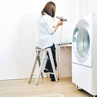 弘益 スツール 折りたたみ ベージュグレー 474601 1個（直送品）