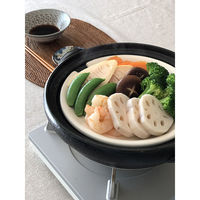 佐治陶器 土鍋 2L スノコ付き ヘルシー土鍋 天目 423320 1個（直送品）