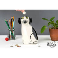 Hannah Turner 貯金箱 Money box Dog 犬 BLACK 423995 1個（直送品）
