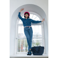 reisenthel エコバッグ ライゼンタール SHOPPER M HERRINGBONEDARKBLUE 438407 1個（直送品）